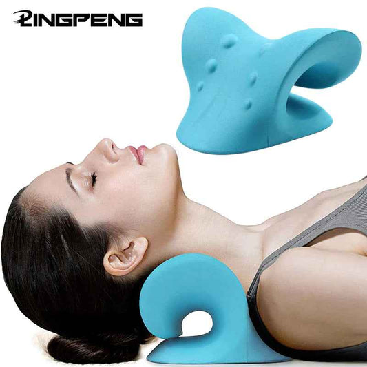 Ultimate Neck and Shoulder Relief: Cervical Spine Traction Stretcher for Pain Relief and Muscle Relaxation